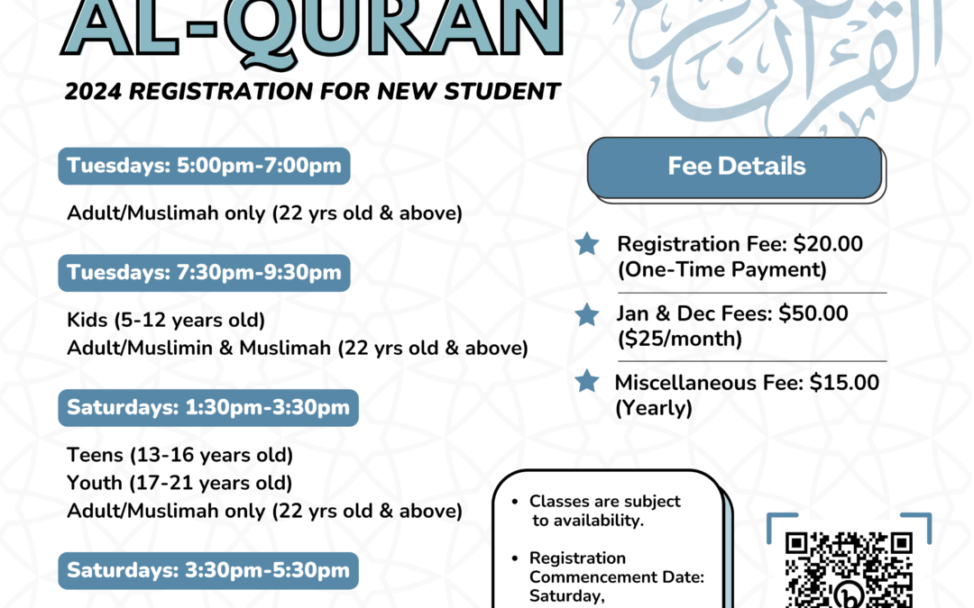 Al-Iman Iqra’ & Al-Quran Registration 2024